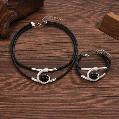 Conjunto Boêmio Colar e Pulseira