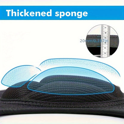 2pcs Heavy-Duty Knee Braces with Thick Cushioning - Adjustable Compression Fit (Black/Teal) for Men & Women,, Joint, Post-Surgery, & - Knee Stabilizers