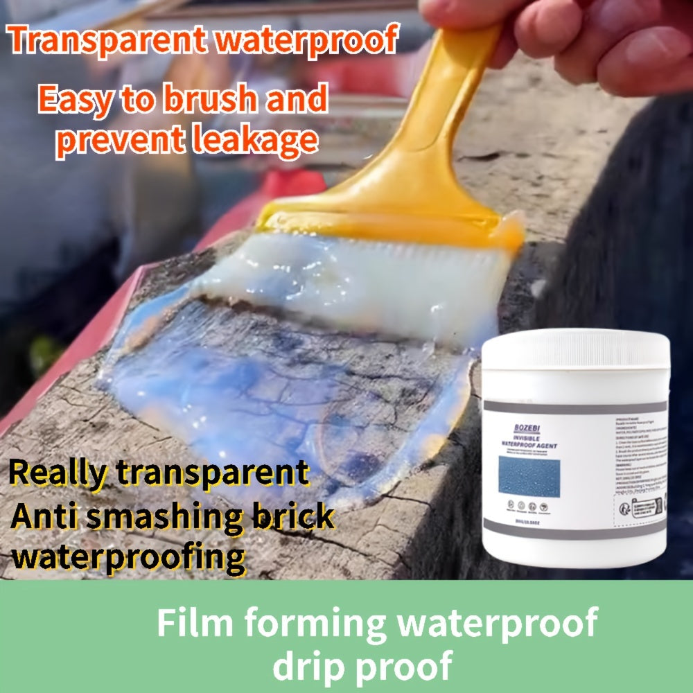 Adesivo invisível à prova de água, 1 unidade * 100g/300g, selante transparente à prova de água, selante de aderência super forte, agente invisível à prova de água e de fugas.