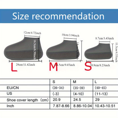 Cobre Sapatos Impermeáveis Antiderrapantes Reutilizáveis