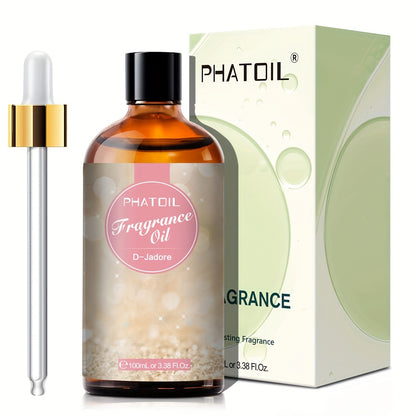 1pc PHATOIL D-Jadore Fragrance Oils 100ml/3.38Fl.Oz, High Qualtiy Diffuser Oils For Oil Burner, Air Humidification, Diffusers, Air Freshener