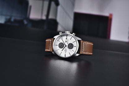 1pc New BENYAR Men's PU Leather Quartz Wristwatch, Men's 100M Multifunctional Watch Military Sports Chronograph Watch For Men