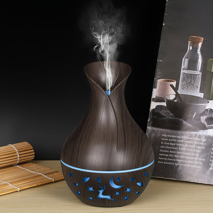 1pc AromaWave USB Powered Aromatherapy Diffuser - Multi-Functional Air Purifier, Facial Humidifier, and Room Freshener with Swab and Spring - Ideal for Office, Bedroom, Living Room - Plastic Material