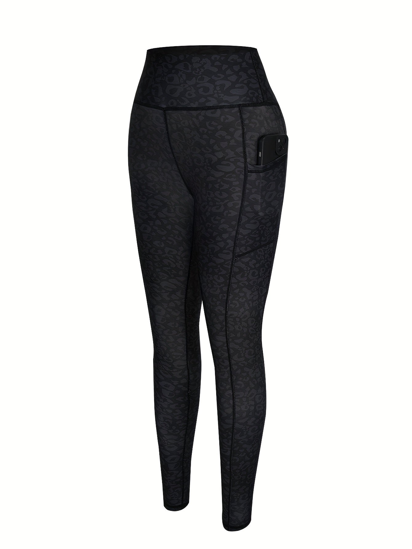 3-Pack Women'S High-Waisted Yoga Pants with Side Pockets - Non-Slip Grip, Stretchy Workout Leggings for Gym, Running, Everyday - All-Season Fitness Pants in Black/Gray/ - Ideal for Yoga, Pilates, Casual Attire, Yoga Leggings,