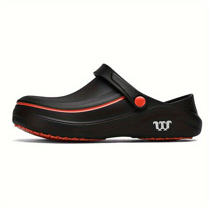 Sapatos de chef para homem profissionais, impermeáveis ​​e resistentes ao óleo, com recortes vazados, confortáveis, antiderrapantes, duráveis ​​e anti-odores, em EVA, ideais para uso diário.