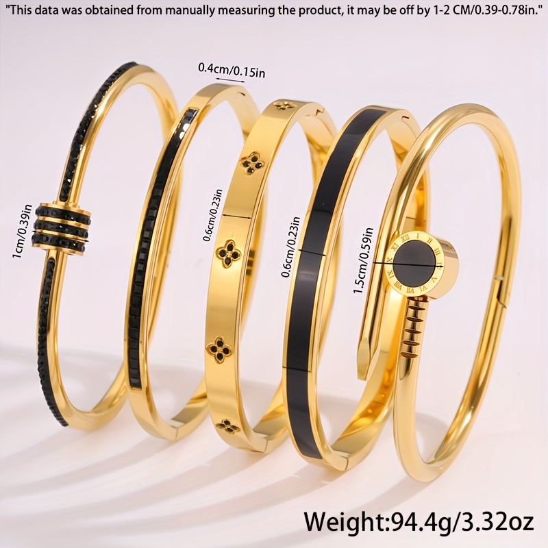 Stainless Steel Fashion Jewelry Waterproof Hypoallergenic Suitable for Men and Women Party Daily Wear Accessories