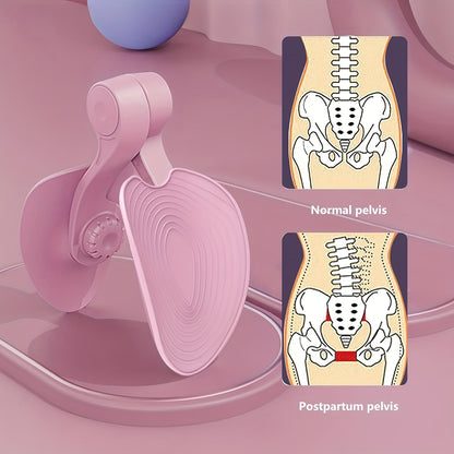 Aparelho de Kegel para Treino dos Músculos do Pavimento Pélvico - Rosa, Ideal para Treinar os Músculos da Coxa, Equipamento de Ginástica Doméstica para Mulheres