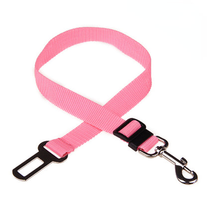 Keep Your Pet Safe On The Road: 1pc Retractable & Adjustable Pet Seat Belt For Cars
