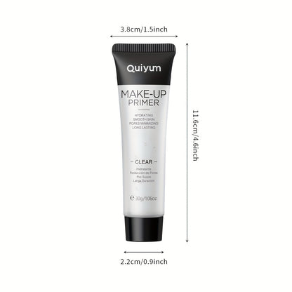 Transparent Makeup Primer 30g/ 1.06 Oz Pre Makeup Moisturizing Base Cream Pores Invisible Color Rendering Hydrating Smooth Skin With Squalane Vitamin E And Jojoba Seed Oil Long Lasting Makeup Contain Plant Squalane