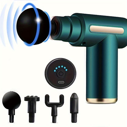 Powerful Professional Percussion Gym Sports Muscle Deep Tissu Fascia Mini For Neck Back Muscle Deep Vibration Relax Fitness Pocket Massage Gun