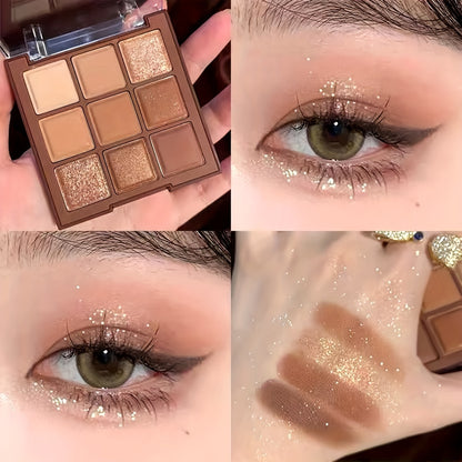 Paleta de Sombras 9 Cores Chocolate