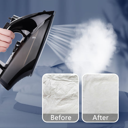 Moosoo Pro Steam Iron - 1800W Lightweight Dry Iron With Advanced Anti-Drip System, Auto-Off Function, And Enhanced Safety Features For Easy Ironing Experience - ST1800