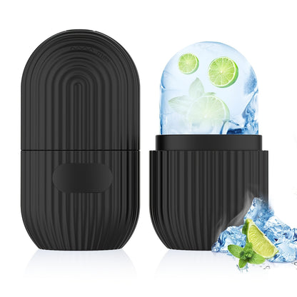 Silicone Ice Facial Roller: No Fragrance, Battery-Free, Suitable for Various Skin Conditions