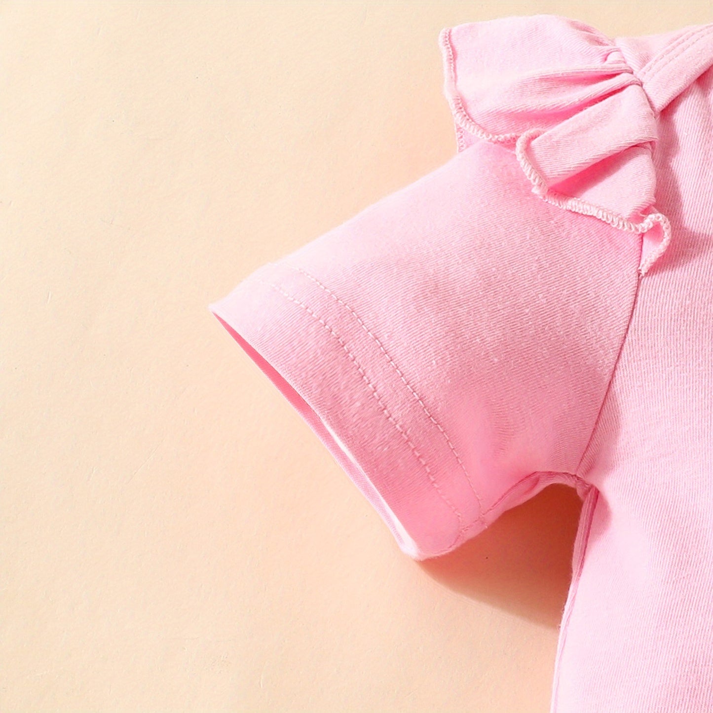 3pcs Short Sleeve & Shorts Set for Newborns - "I'm Daddy's Girl" Letter Print Pants and Headband, Mommy's World Alphabet Kids' Outfit, Perfect for Outdoor