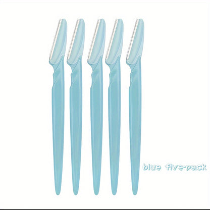 3-24pcs Eyebrow Razor Shaper Set, Facial Hair Remover Trimmer Grooming Kit for Women And Men, Stainless Steel, Non-Electric, No Battery Needed, with Various Colors for Versatility