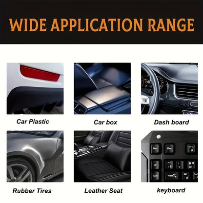 Car Interior Wax, Leather Care Cream, Dashboard Polish, Seat Cushion Renovator, Enhances Plastic & Leather Repair, Anti-Aging & Whitening, for Wood-Plastic Composite, Auto Maintenance & Interior Decor Care Product, Plastic Pa