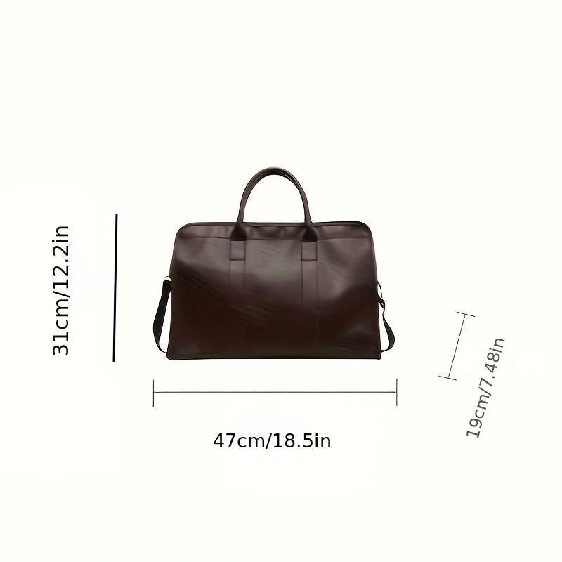 Women'S Large Capacity Crossbody Bag - Convertible Shoulder Purse with Adjustable Strap, Zipper Closure, Spacious Interior for Work, School, Travel, Everyday Use - Synthetic Handbag in /, Minimalist Women'S Designer Bag for P