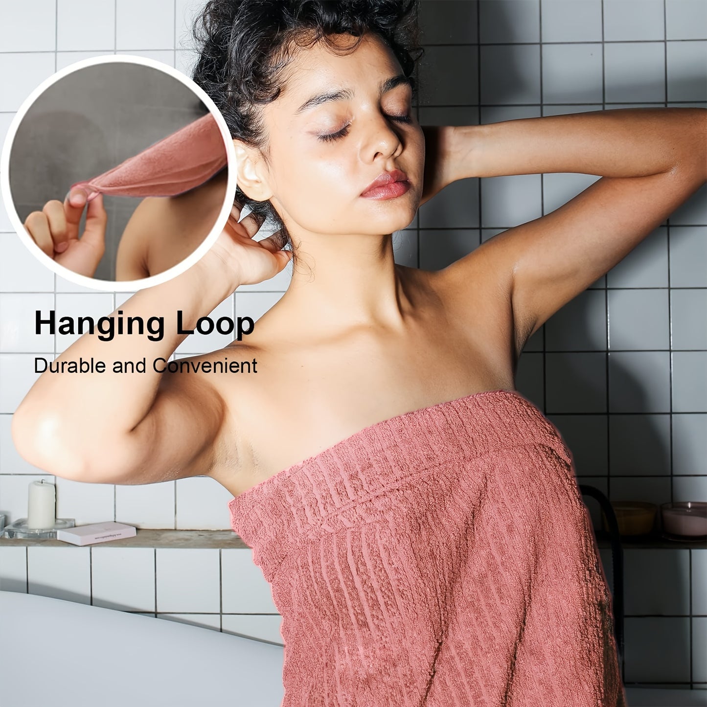 8pcs Solid Color Towels Set, Bath Towels 71.12cm*139.7cm & Hand Towels 35.56cm*76.2cm, Super Soft Breathable Bathroom Towels, Highly Absorbent Shower Towel, For Beach Spa Gym Hotel, Bathroom Supplies