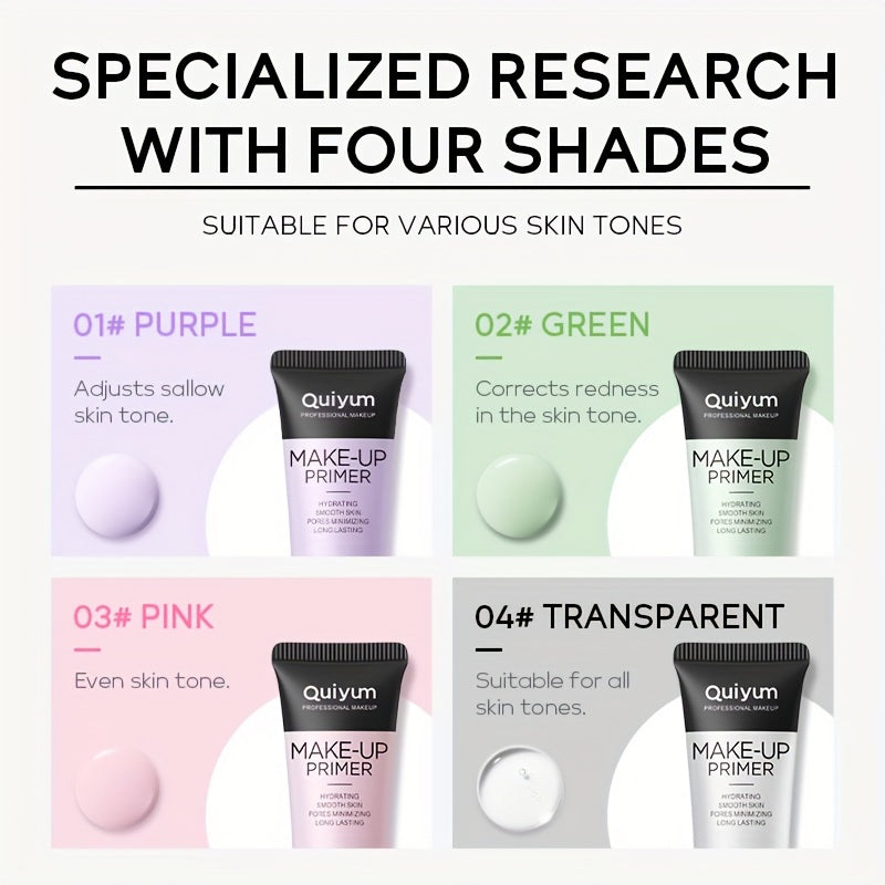 Transparent Makeup Primer 30g/ 1.06 Oz Pre Makeup Moisturizing Base Cream Pores Invisible Color Rendering Hydrating Smooth Skin With Squalane Vitamin E And Jojoba Seed Oil Long Lasting Makeup Contain Plant Squalane