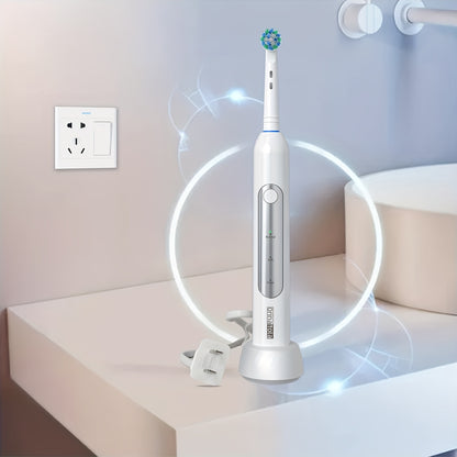 Orinatola Electric Toothbrush, Featuring 3 Rotating Cleaning Modes, 1 Travel Case, 2 Replacement Brush Heads, Induction Charging, Rating, Perfect As a Holiday Gift.