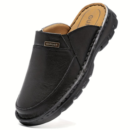Men'S Mules & Clogs Summer Sandals, Closed-Toe, Breathable, Slip-On, Rubber Sole, for Beach, Garden & Outdoor Activities