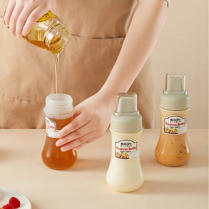 1/2/3pcs, Squeeze Sauce Bottle, Leak Proof Refillable Condiment Container For Salad Ketchup Honey Jam, Squeeze Sauce Bottle Oyster Sauce Squeeze Bottle, Home Kitchen Supplies