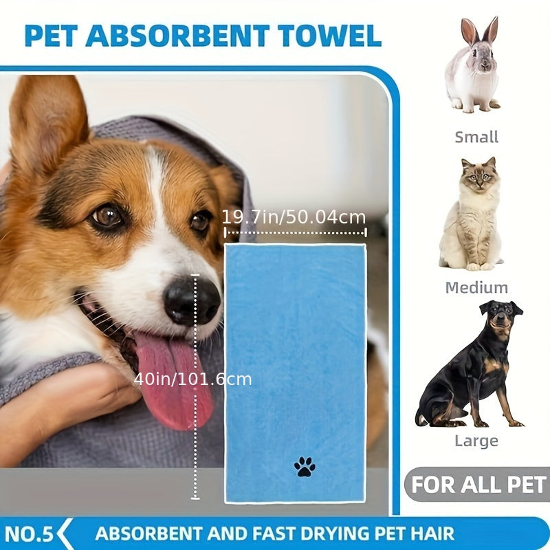 6pcs Dog Grooming Kit: Bath Brush, Towel & Washing Gloves - Shedding Control for a Shiny Coat