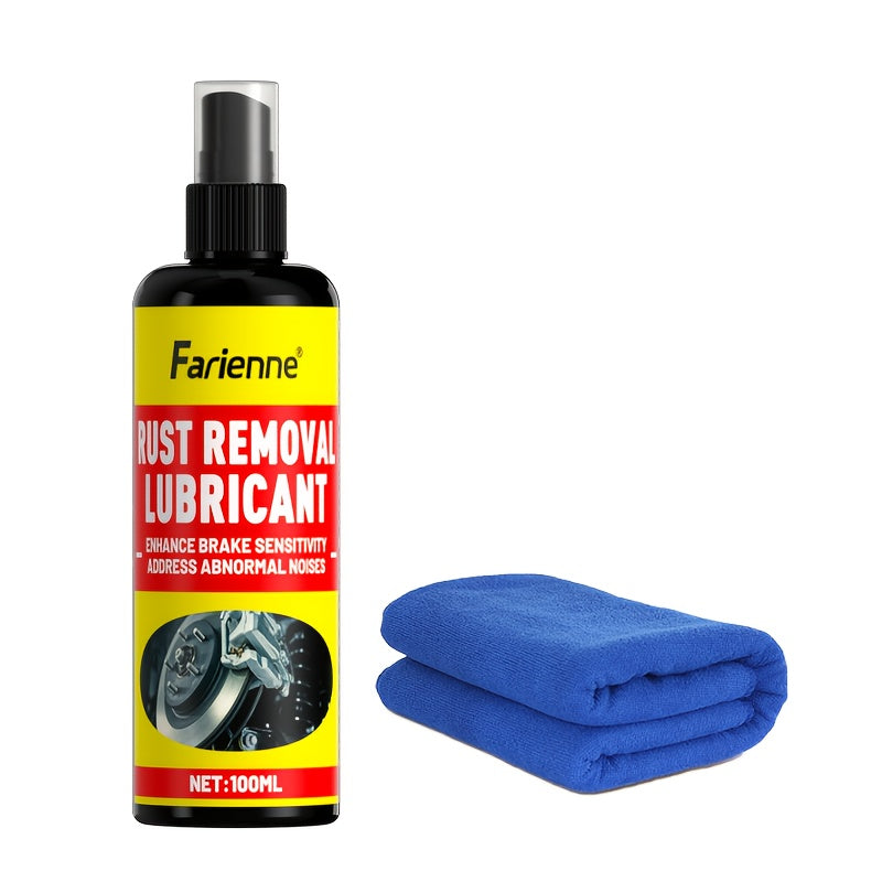 FARIENNE Multi-Functional Rust Removal Lubricant - Fast-Acting, No Residue, Spray Formula for Brake Discs, Exhaust Pipes, Stainless Steel Kitchenware, Ceramic Tiles, Metal Polishing | Multi-Purpose Lubricant | Effective Rust