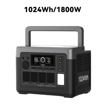 OUKITEL 1024Wh/5120Wh/5120Wh P1000PLUS/P5000/P5000PRO Power Station, Solar Generator with LiFePO4 Battery, 1000W/2200W/4000W AC Ports, Multiple Interfaces, Fast Charging Solar Generator for Camping&Outdoor Charging Station, T
