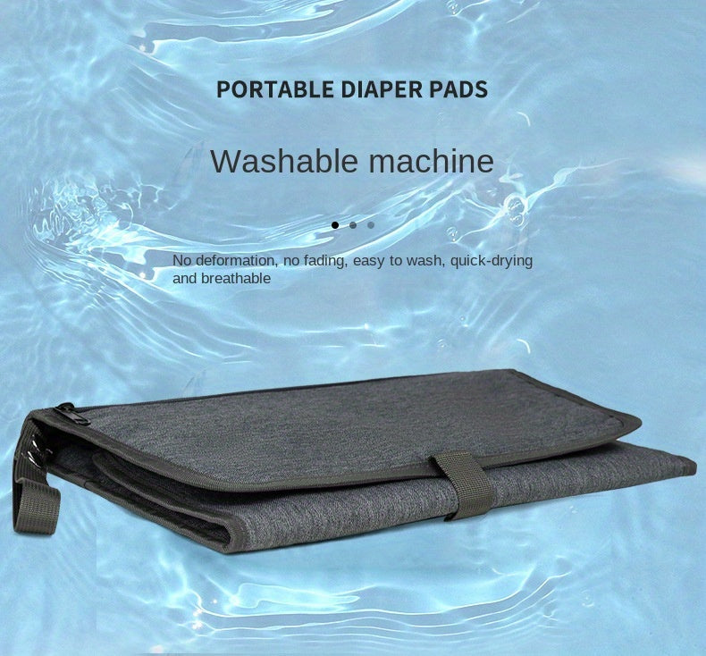 Portable Diaper Changing Pad: Waterproof Travel Station Kit With Pockets - Perfect Baby Shower Gift! Christmas, Halloween, Thanksgiving Day Gift