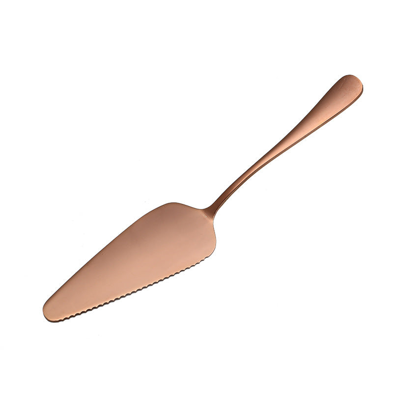 1pc Stainless Steel Cake Shovel, Cake Cream Serrated Edge Baking Tool, Kitchen Gadgets