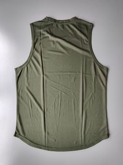 Letter Print Comfy Breathable Tank Top, Men's Casual Stretch Sleeveless T-shirt For Summer Gym Workout Training Basketball