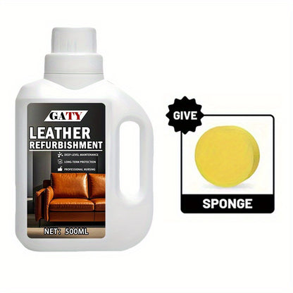 Care and Repair Cream - 500ml Deep Care for Car Seats, Sofas, Jackets, Shoes & Clothing: Enhances Shine, Protects Against Fading, Covers Whitening, Prevents Cracking & Aging