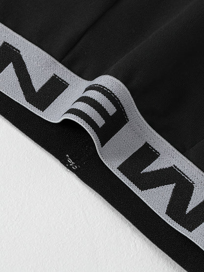 10-Pack Men'S Boxer Briefs - Breathable, Comfortable, Stretchy Underwear with "NINJA" Graphic, Solid, Perfect for Casual Attire, Gym, Or Everyday Wear