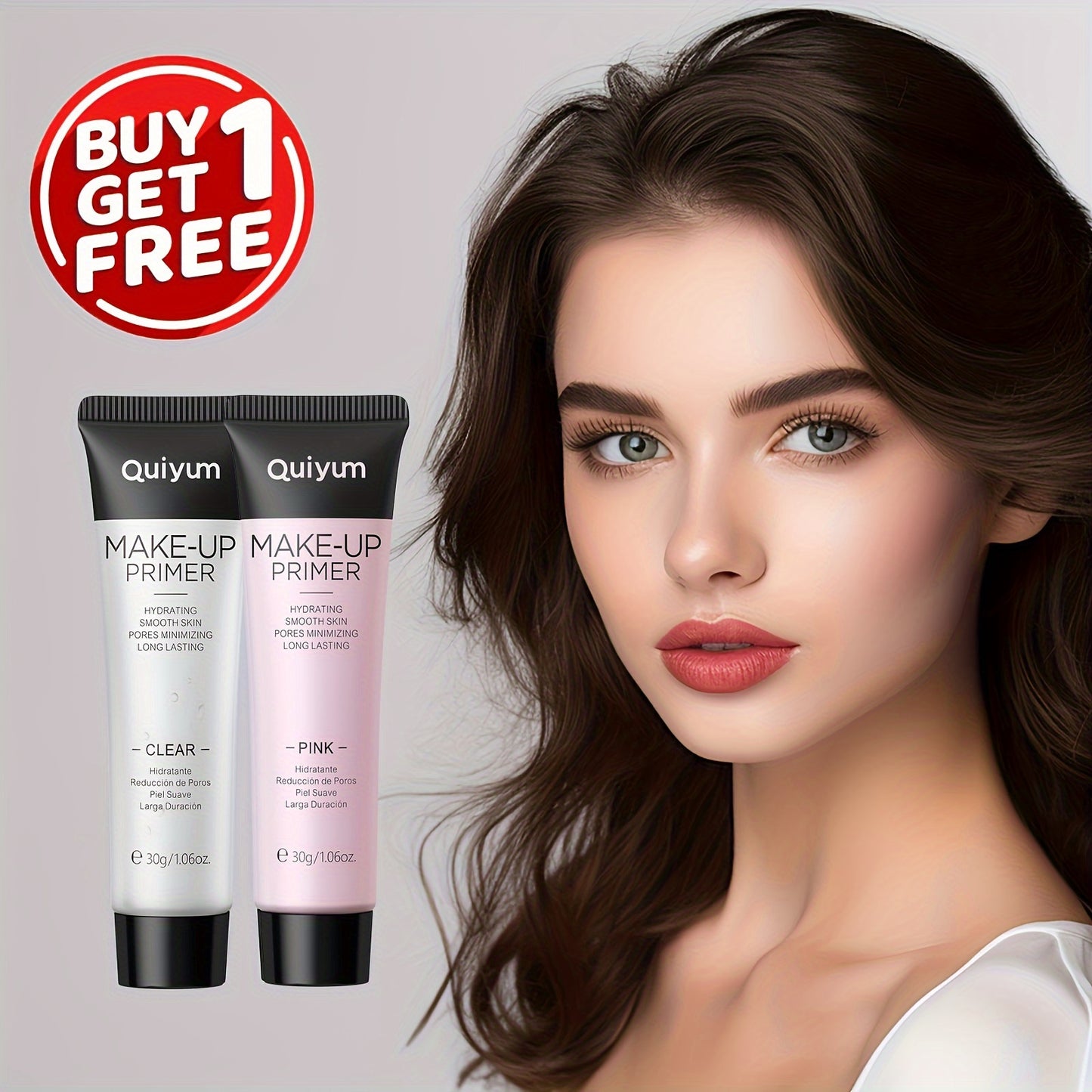 Achieve Flawless Skin With Pre-Makeup Primer Set Holding Makeup Invisible Pore Oil Control Squalane Vitamin E Face Balm For Full Coverage Perfect Base Makeup Long Lasting Contain Plant Squalane
