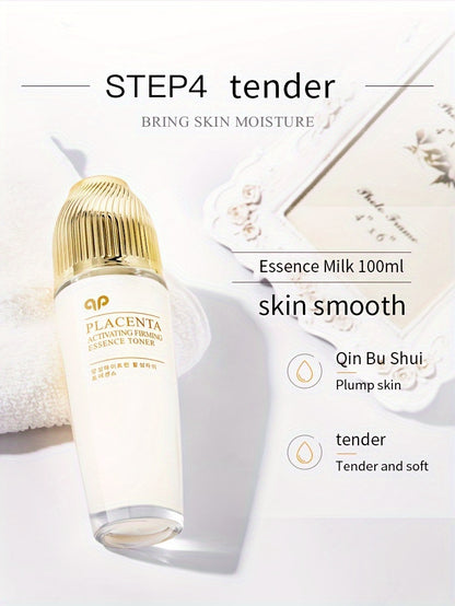 Sheep Placenta Active Plastic Firming Facial Skin Care Gift Box Moisturizing And Hydrating Skin Care Set, Prevent Dryness And Cracking