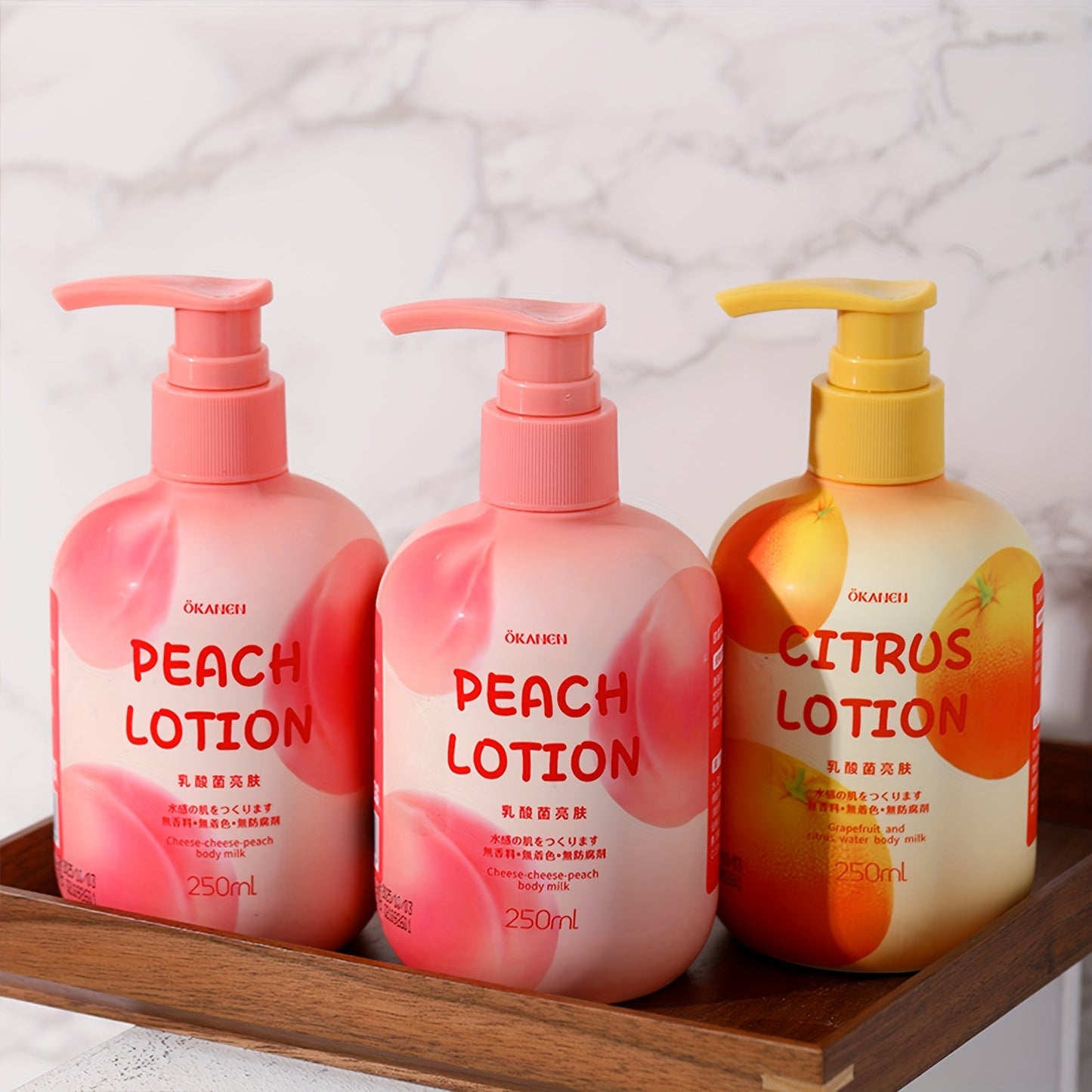 Peach | Citrus Body Lotion for Dry skin with Hyaluronic Acid | Nicotinamide | Vitamin C | Vitamin E