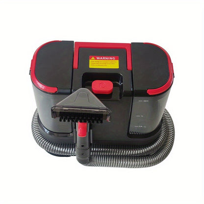 Aspirador de carpetes portátil de 800 W para limpeza de nódoas em sofás, camas, carpetes e estofos. Lavador de carpetes com aspirador, limpador profundo e removedor de nódoas. Aspirador de alcatifa com forte sucção e água.