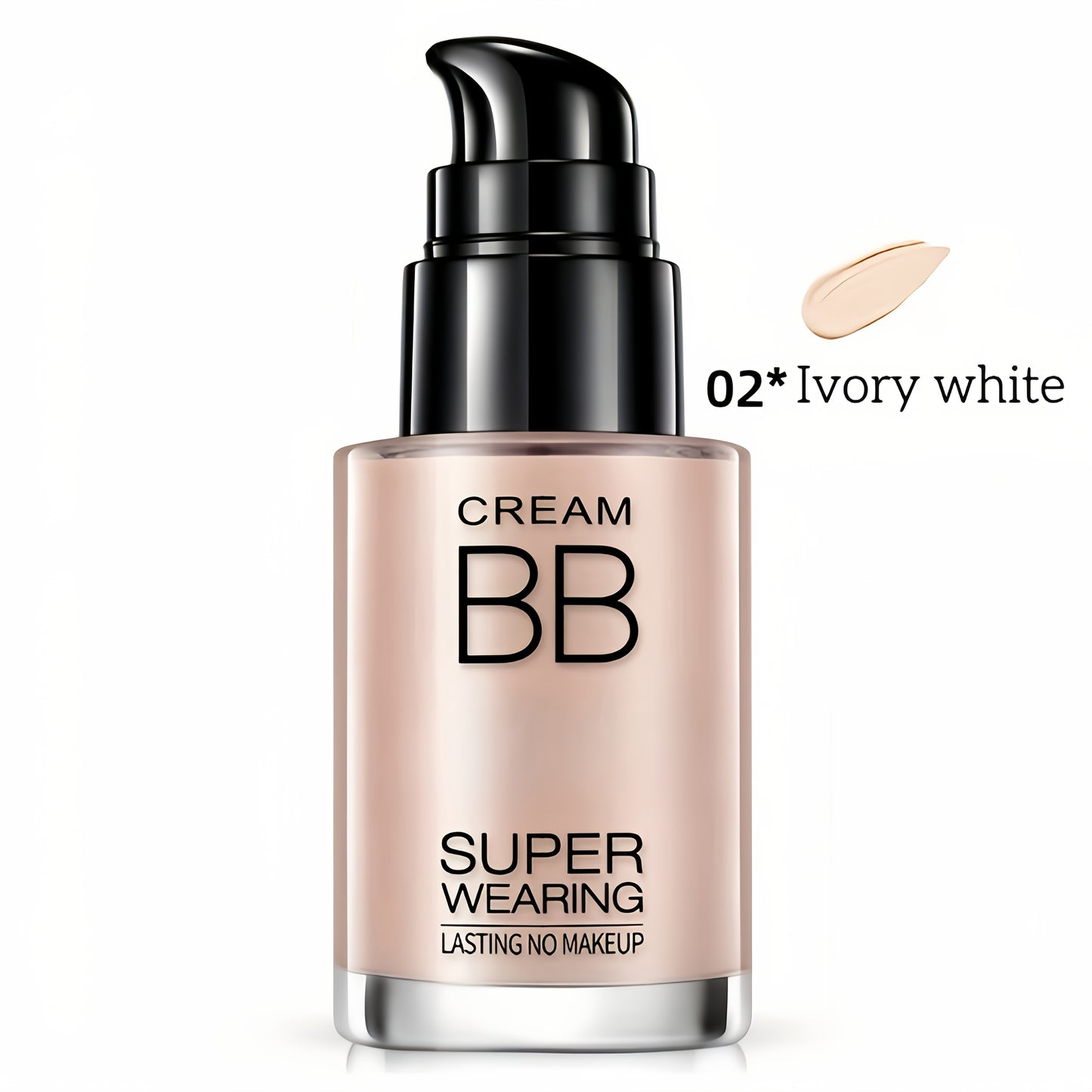 BB Cream Liquid Foundation - Super Wearing, Long-Lasting Flawless Finish, Moisturizing & Isolating, Medium Coverage, Matte Finish for All Skin Types - Ideal Holiday Gift for Women