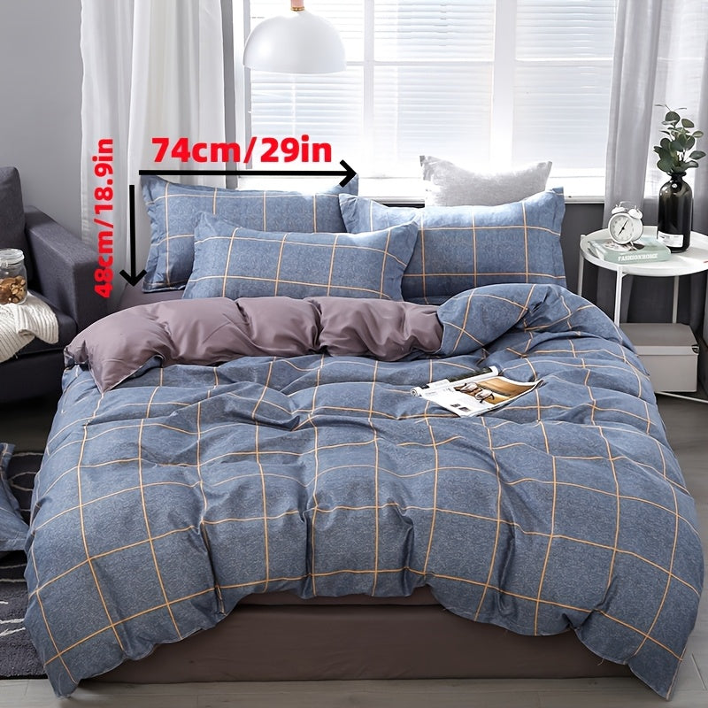 Conjunto de cama novo, confortável e respirável, com 4 peças: 2 fronhas, 1 capa de edredão e 1 lençol de baixo com elástico - Under Mount Fuji