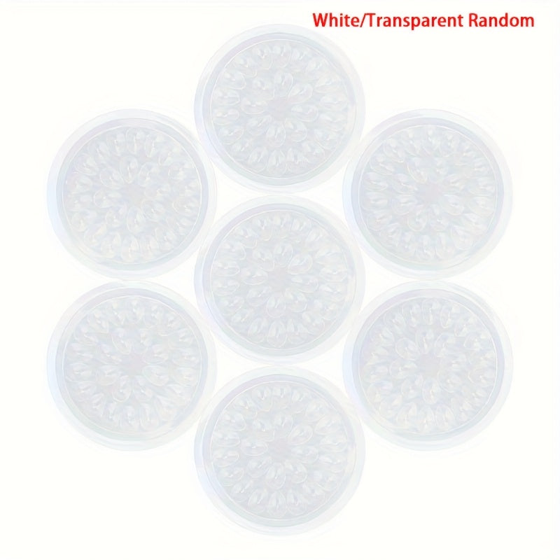 Conjunto de 50 aplicadores de cola para pestanas postiças em forma de flor rosa - Almofadas multicoloridas para aplicação de pestanas, sem necessidade de energia, ideais para extensões de pestanas e ferramentas de maquilhagem.