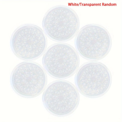 Conjunto de 50 aplicadores de cola para pestanas postiças em forma de flor rosa - Almofadas multicoloridas para aplicação de pestanas, sem necessidade de energia, ideais para extensões de pestanas e ferramentas de maquilhagem.