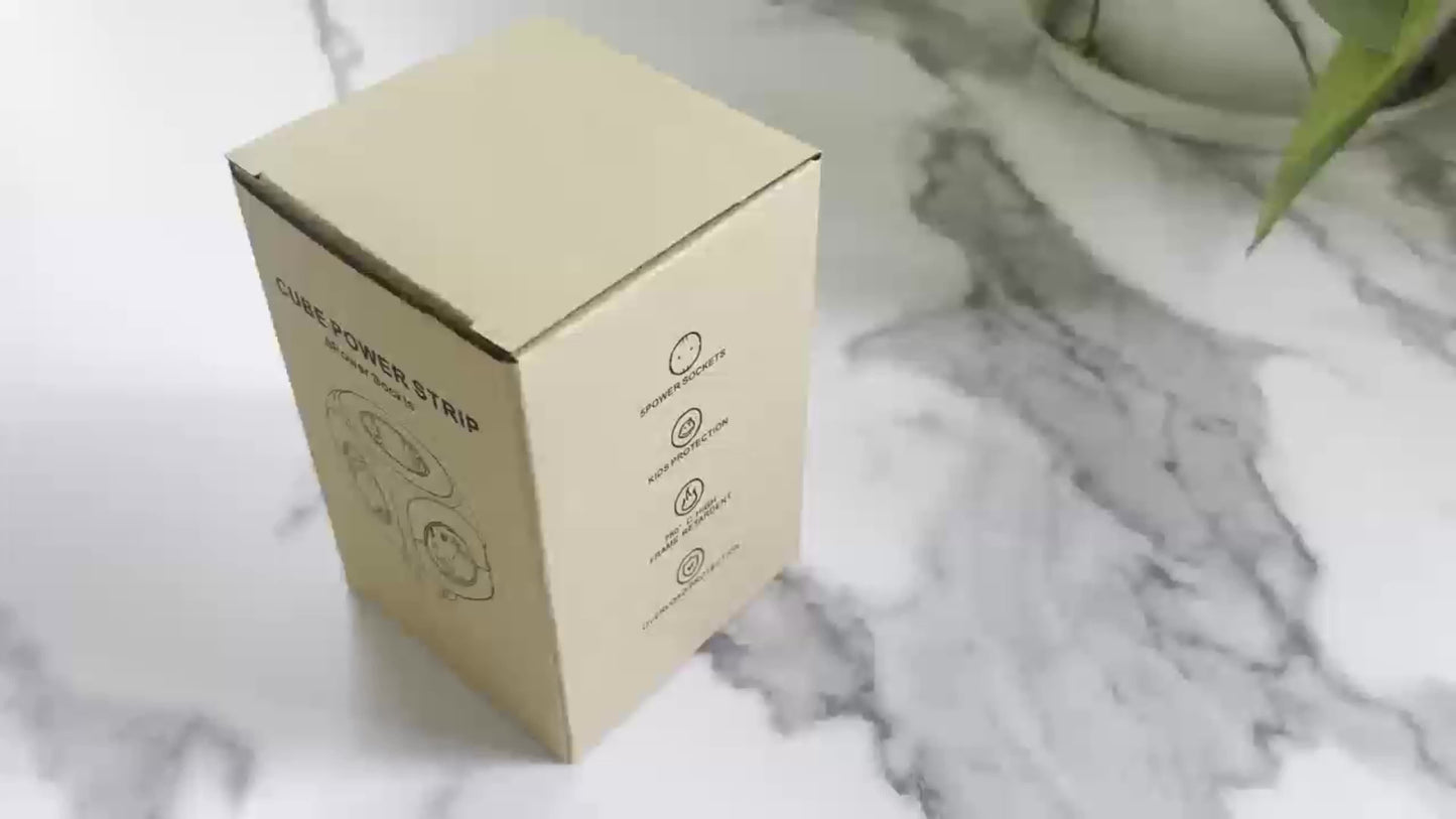 Tomada elétrica padrão europeia 5 em 1, extensão de parede com 5 fichas europeias – Resolva a falta de tomadas na sala de estar, quarto, escritório e cozinha.