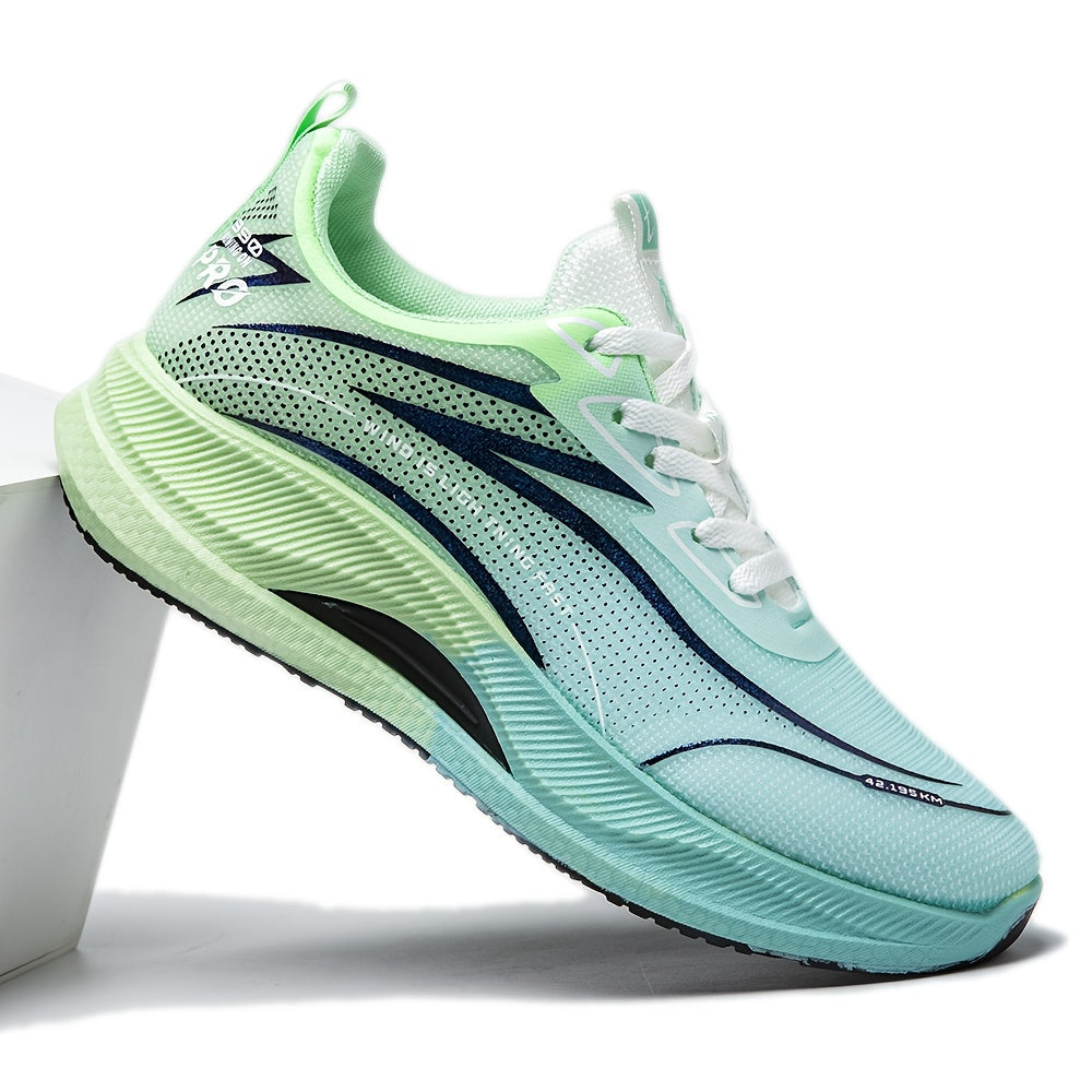 Unisex Running Shoes - Orange/Black Gradient Athletic Sneakers, Breathable Fabric Upper & Cushioned EVA Sole - Lightweight Gym, Jogging, Everyday Shoes for Men and Women - All-Season Performance Footwear, Casual Sportswear, M