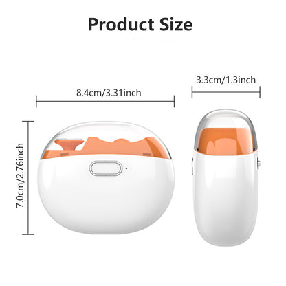 SWOSON Rechargeable Electric Nail Clipper & Polisher with LED Light - USB-Powered, Lithium-Polymer Battery, 36V/5A Fast Charging, 3-in-1 Nail Trimmer, Polisher, And File - Salon-quality Results For Home Use, Nail Polisher, Sl