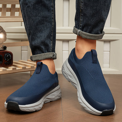 Ténis de corrida para homem antiderrapante, confortável e respirável, para uso interior e exterior.