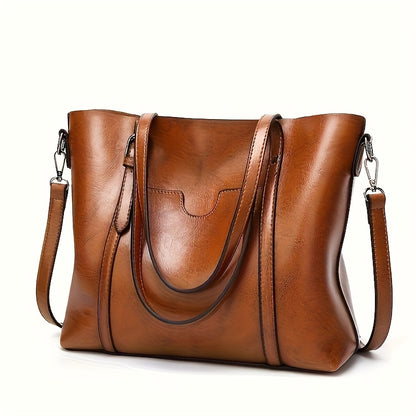 Large Capacity Genuine Genuine Leather Women's handbag with Zipper Closure and Wrist Strap - Durable Top-Grade Genuine Genuine Leather, Suitable for Travel, Business, and Outdoor Activities - Multiple Colors Available