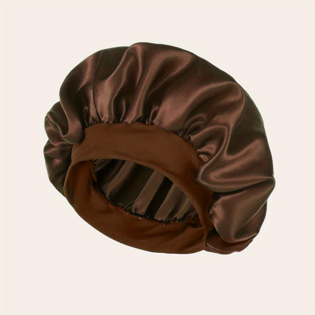 Women'S Satin Bonnet 2023, Elastic Band Hair Hat for Curling and Straight Hair, Wide Brim Sleep Cap, Bath Cap, Dry Hair Cover, 100% Polyester, Oil-Free, Comfortable Fit