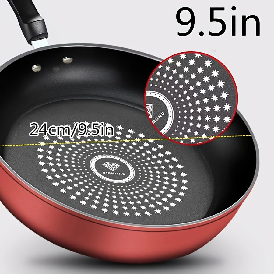 Lightweight Non-Stick Cast Iron Skillet - Smokeless, Even Heat Distribution, Perfect for Pancakes, Steaks, and Breakfast, Compatible with Gas and Induction Stoves, Dishwasher Safe, Breakfast Cooking | Modern Kitchenware | Dur