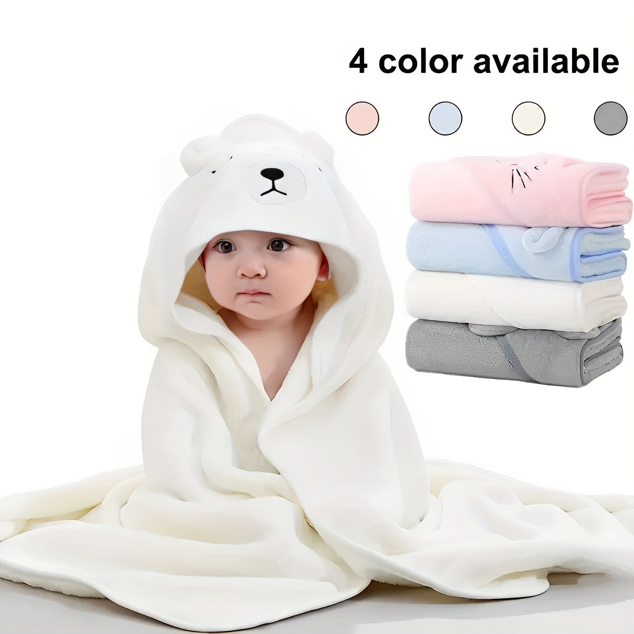 1pc Children Cartoon Bath Towel, Children Blanke, Water Absorbent, Soft And Skin-friendly Bath Towel, Christmas Halloween Thanksgiving Day Gifts